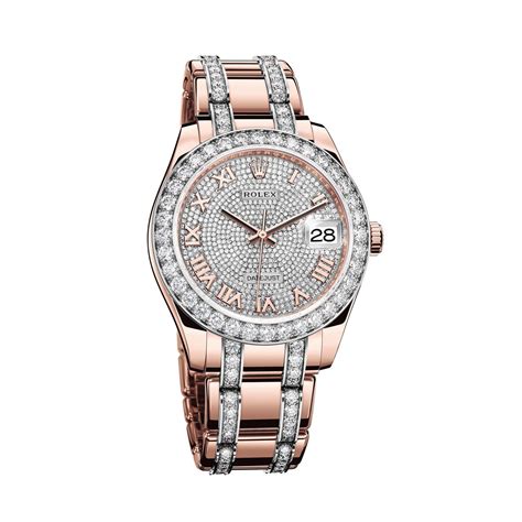 rolex oyster 39 mm everose gold and diamonds price|Rolex everose gold day date.